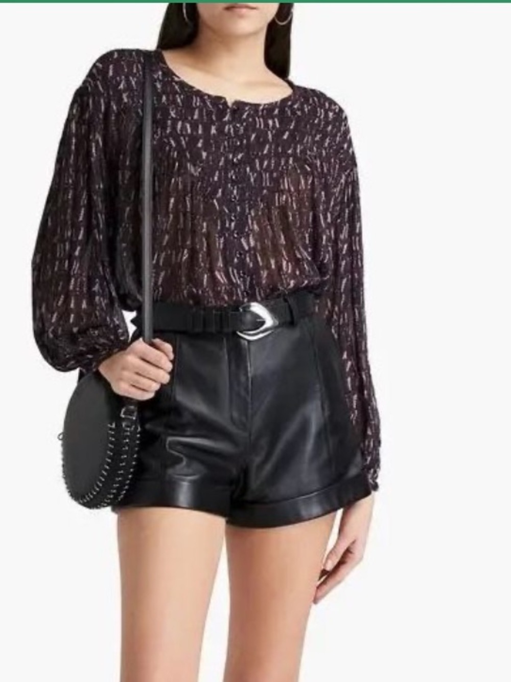 Isabel Marant Etoile Tie-dyed Crepon Blouse